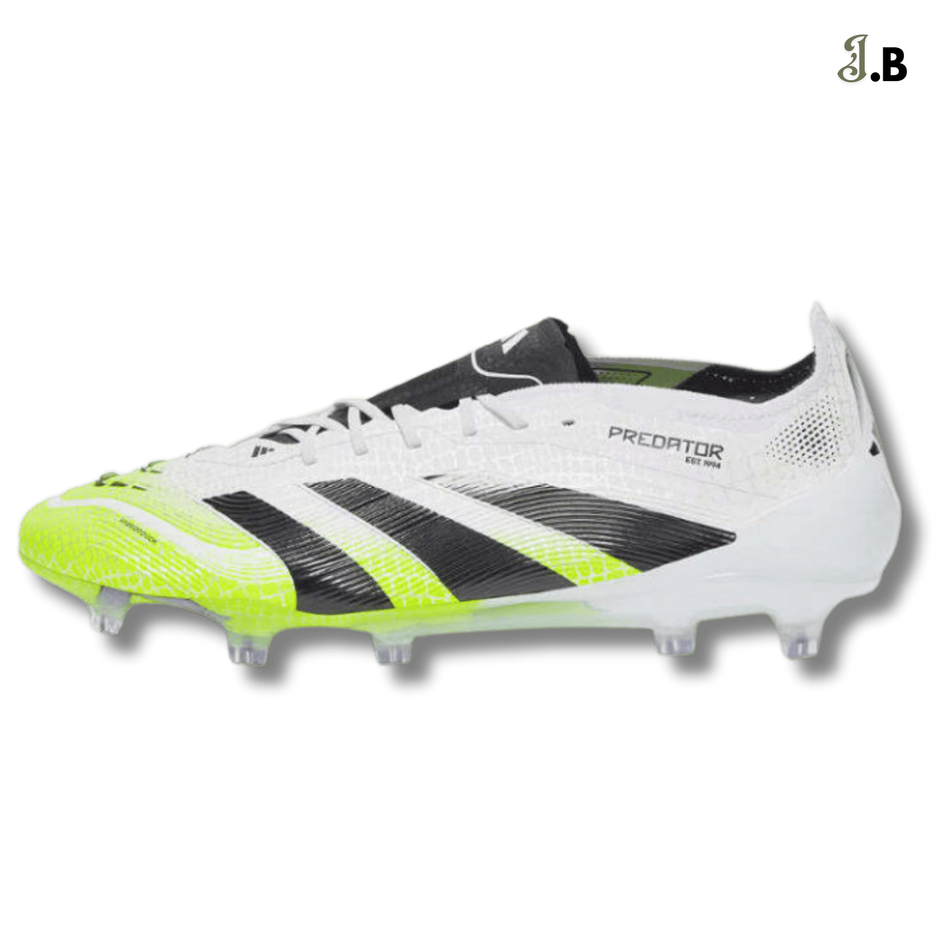 Adidas Predator League White/Light Green Cleats - JogaBonito - Athletic Shoes