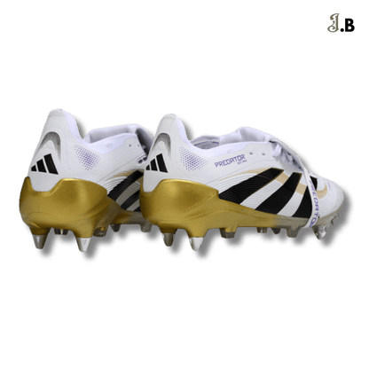 Adidas White & Gold Predator Accuracy Boots Cleats - JogaBonito - Athletic Shoes