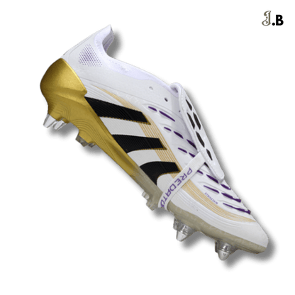 Adidas White & Gold Predator Accuracy Boots Cleats - JogaBonito - Athletic Shoes