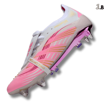 Adidas White/Pink Predator Accuracy FG Cleats - JogaBonito - Athletic Shoes