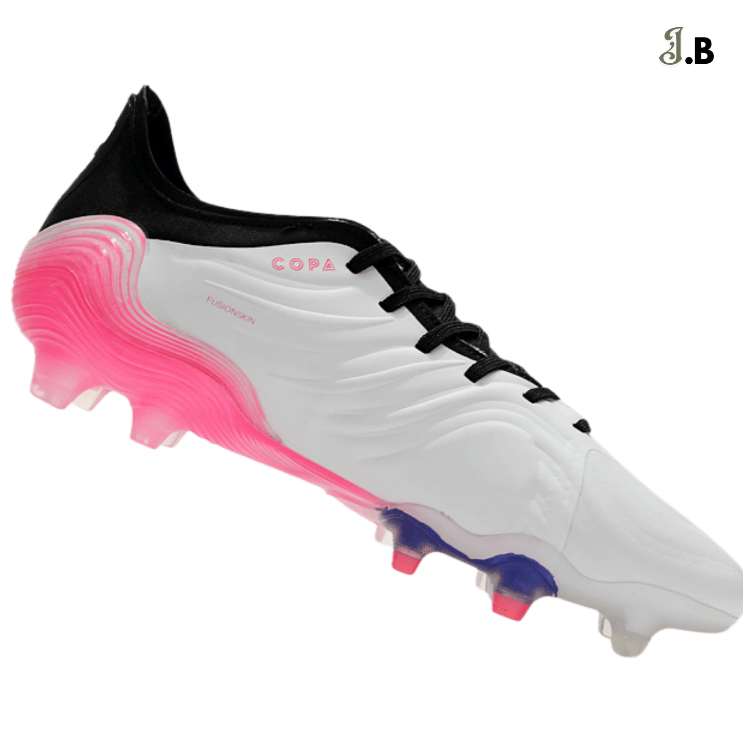 Adidas White/Pink Sense 1 FG Copa Cleats - JogaBonito - Athletic Shoes