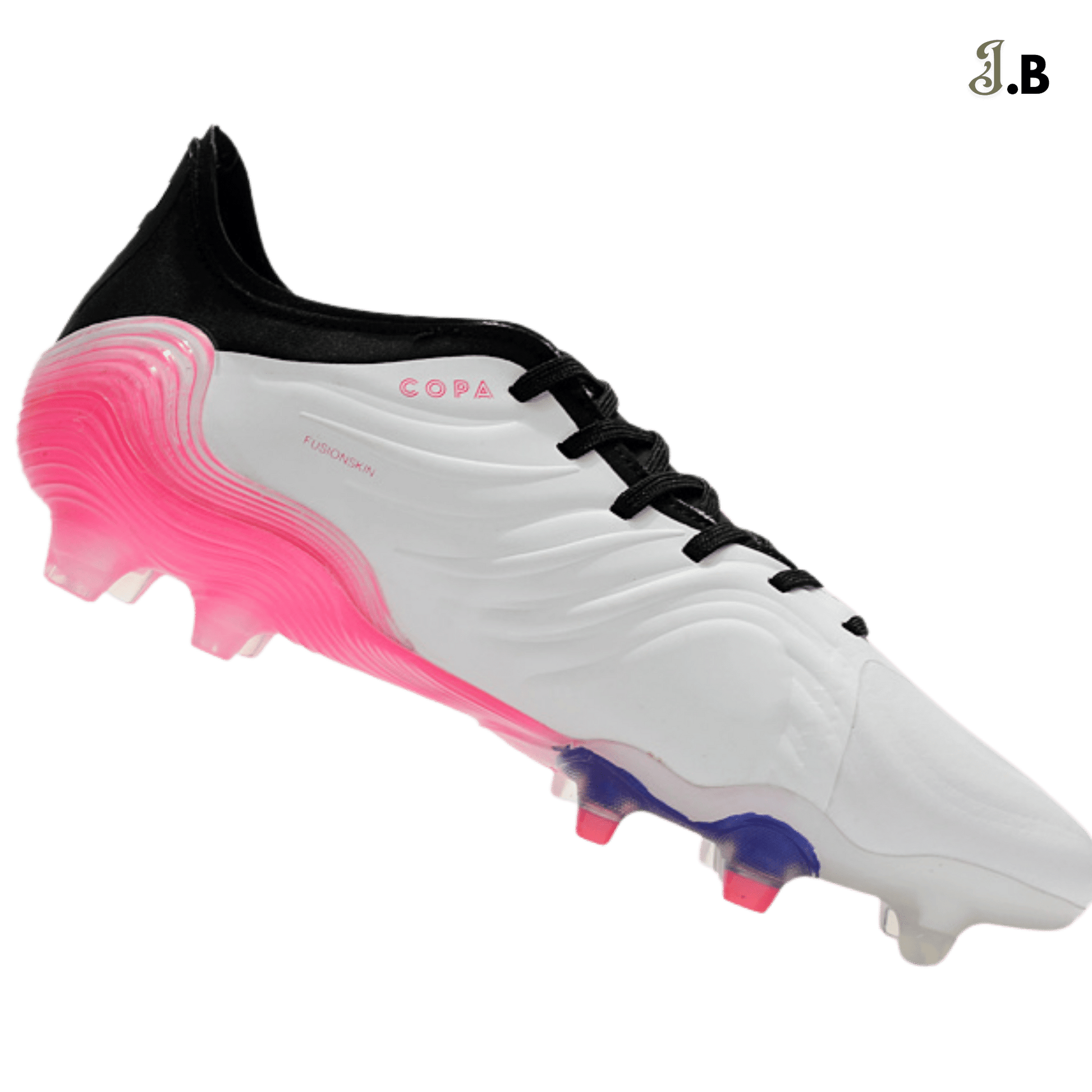 Adidas White/Pink Sense 1 FG Copa Cleats - JogaBonito - Athletic Shoes