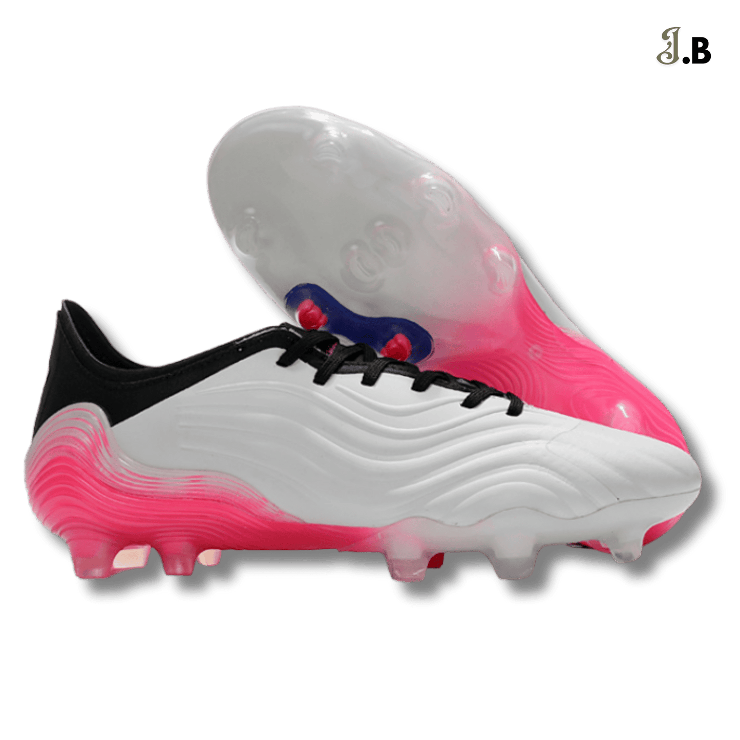 Adidas White/Pink Sense 1 FG Copa Cleats - JogaBonito - Athletic Shoes
