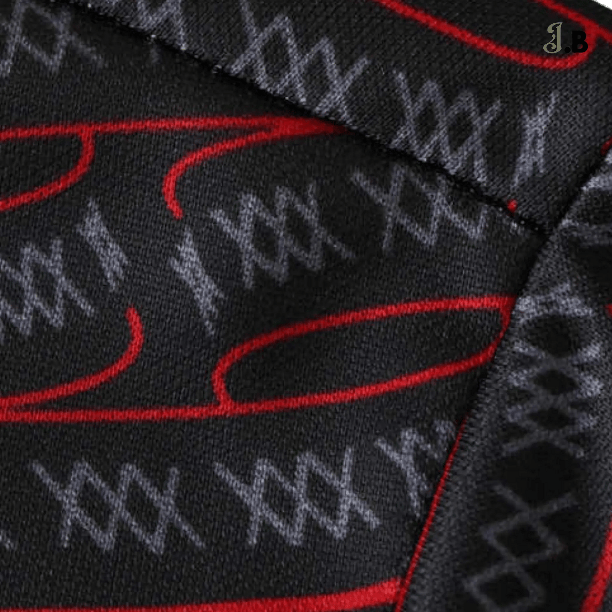AFC Ajax 24 Black Patterned Training Jersey - JogaBonito - Jersey