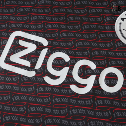 AFC Ajax 24 Black Patterned Training Jersey - JogaBonito - Jersey