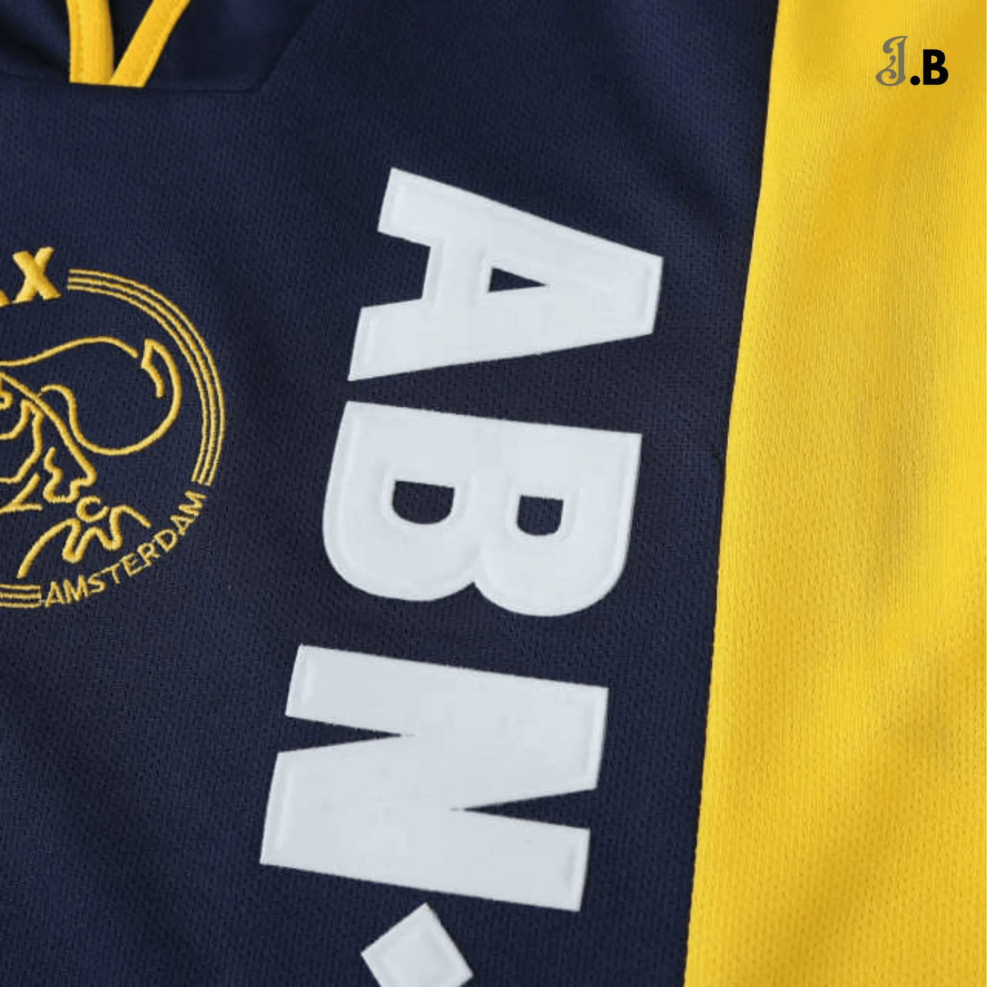 AFC Ajax Vintage 01 Blue & Yellow Away Fan Jersey - JogaBonito - Jersey