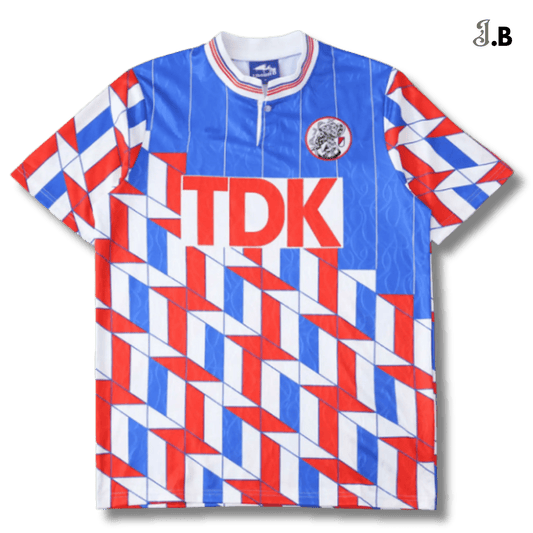 AFC Ajax Vintage 89 Multi - Color Away Fan Jersey - JogaBonito - Jersey