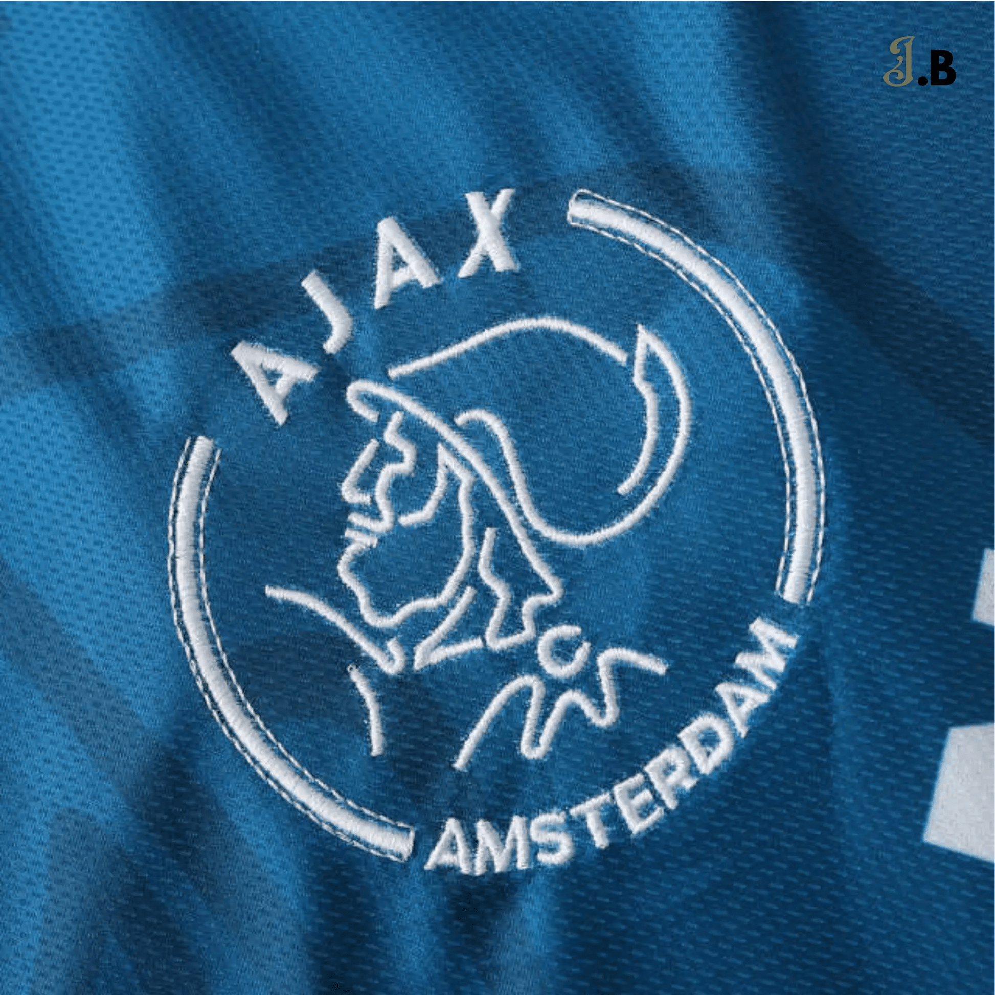 AFC Ajax Vintage 95 Blue Away Fan Jersey - JogaBonito - Jersey