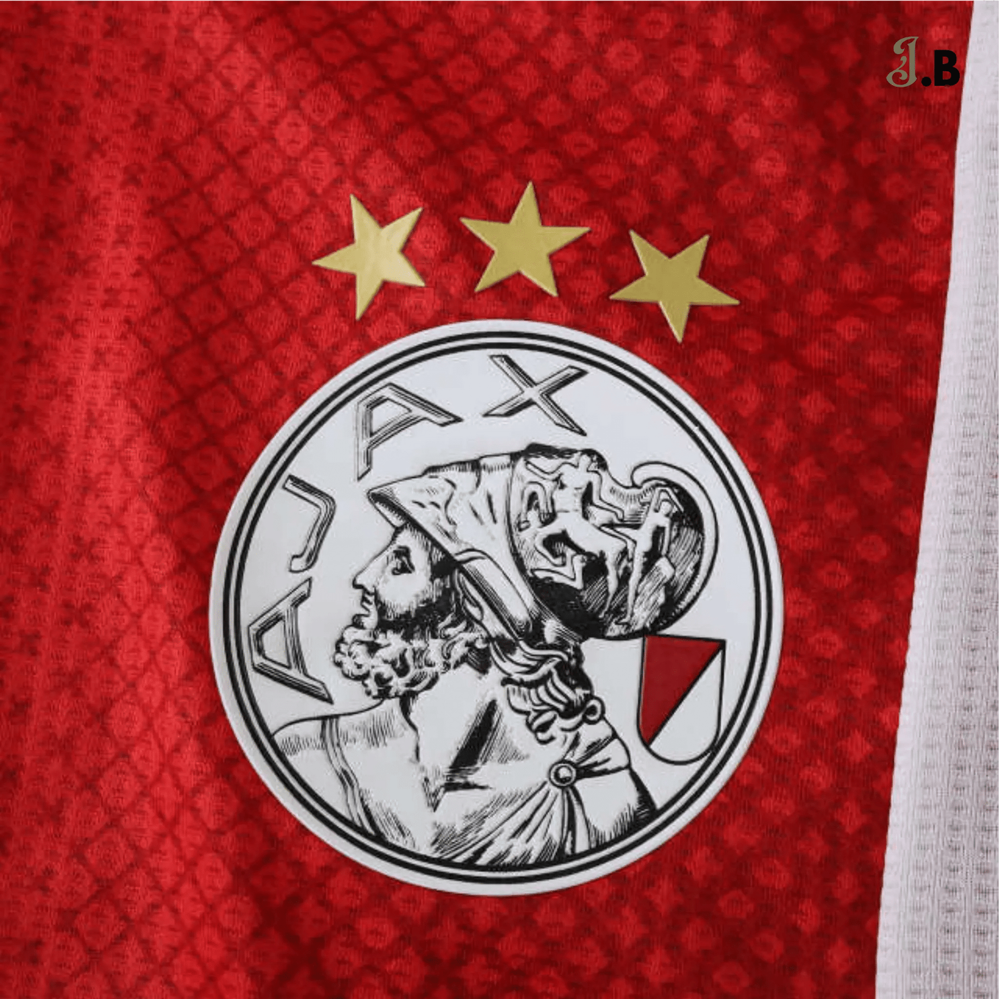 AFC Ajax Vintage Classic Red Home Player Jersey - JogaBonito - Jersey