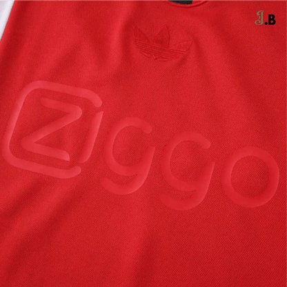AFC Ajax Vintage Red 125th Anniversary Long Sleeve - JogaBonito - Jersey