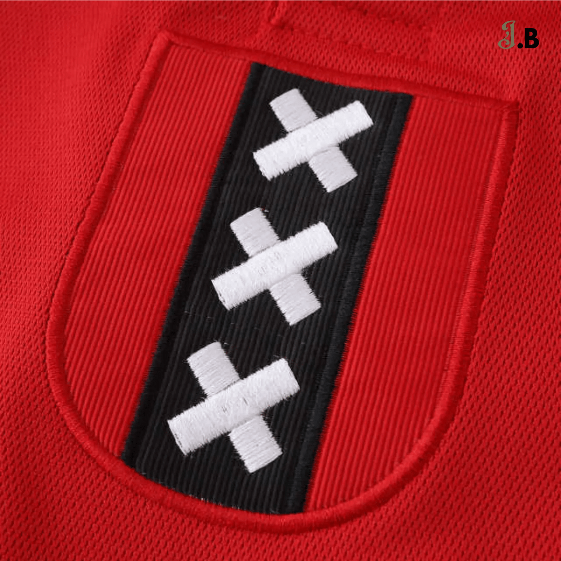 AFC Ajax Vintage Red 125th Anniversary Long Sleeve - JogaBonito - Jersey