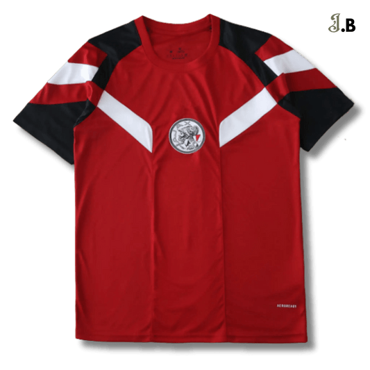 AFC Ajax Vintage Red Training Shirt - JogaBonito - Jersey