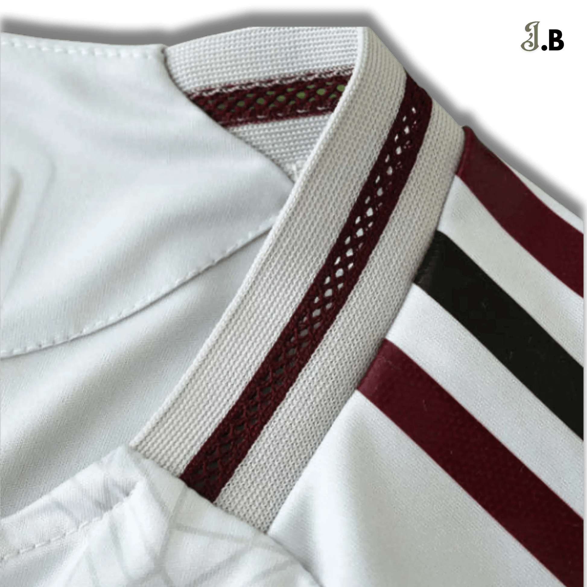 AFC Ajax Vintage White & Maroon 3rd Player Jersey - JogaBonito - Jersey
