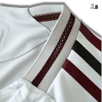AFC Ajax Vintage White & Maroon 3rd Player Jersey - JogaBonito - Jersey