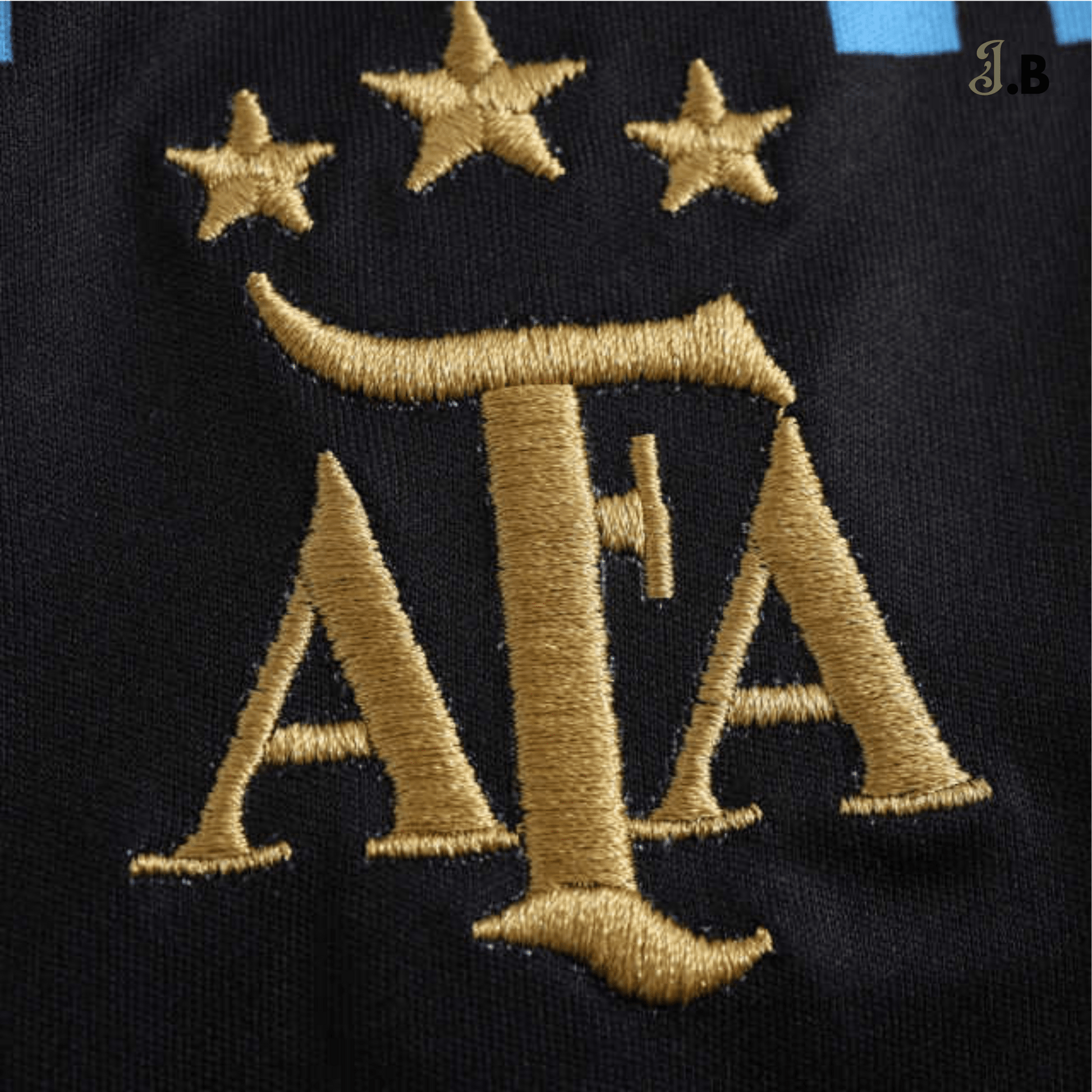 Argentina 24 Black/Light Blue Training Jersey - JogaBonito - Jersey