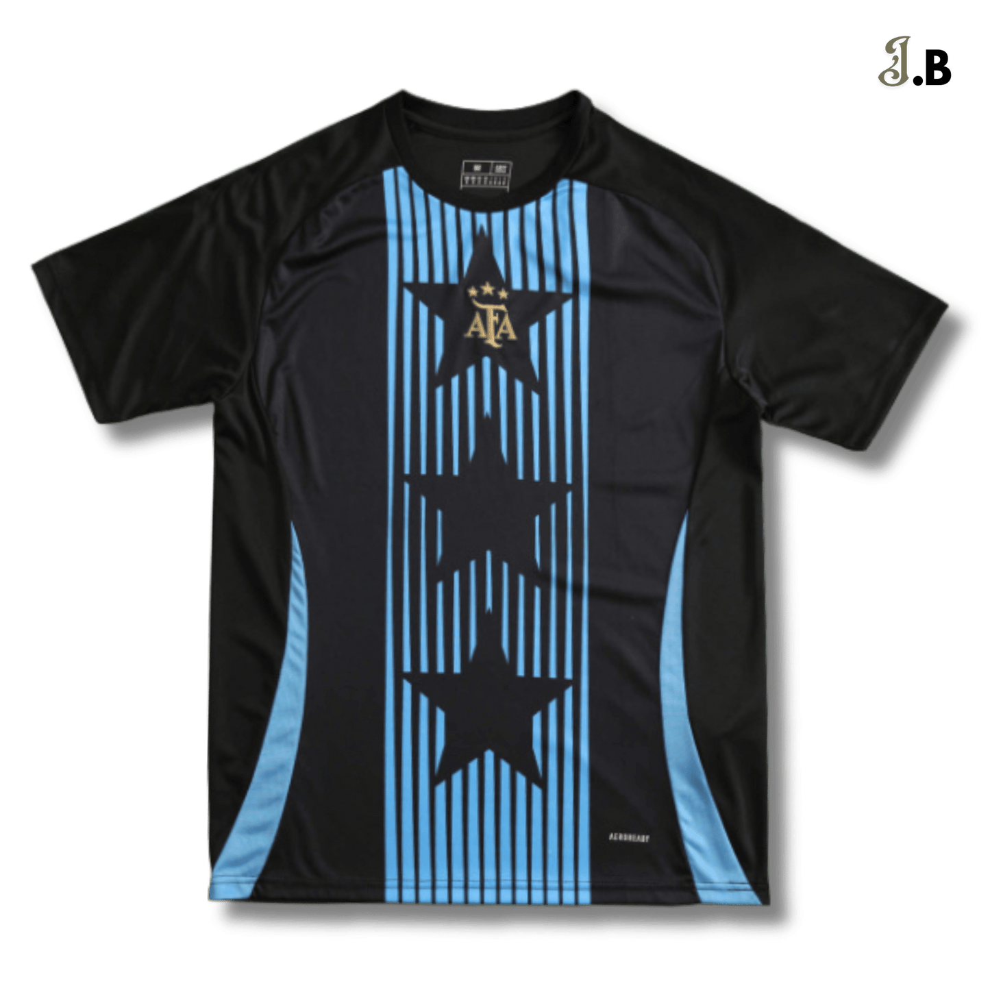 Argentina 24 Black/Light Blue Training Jersey - JogaBonito - Jersey