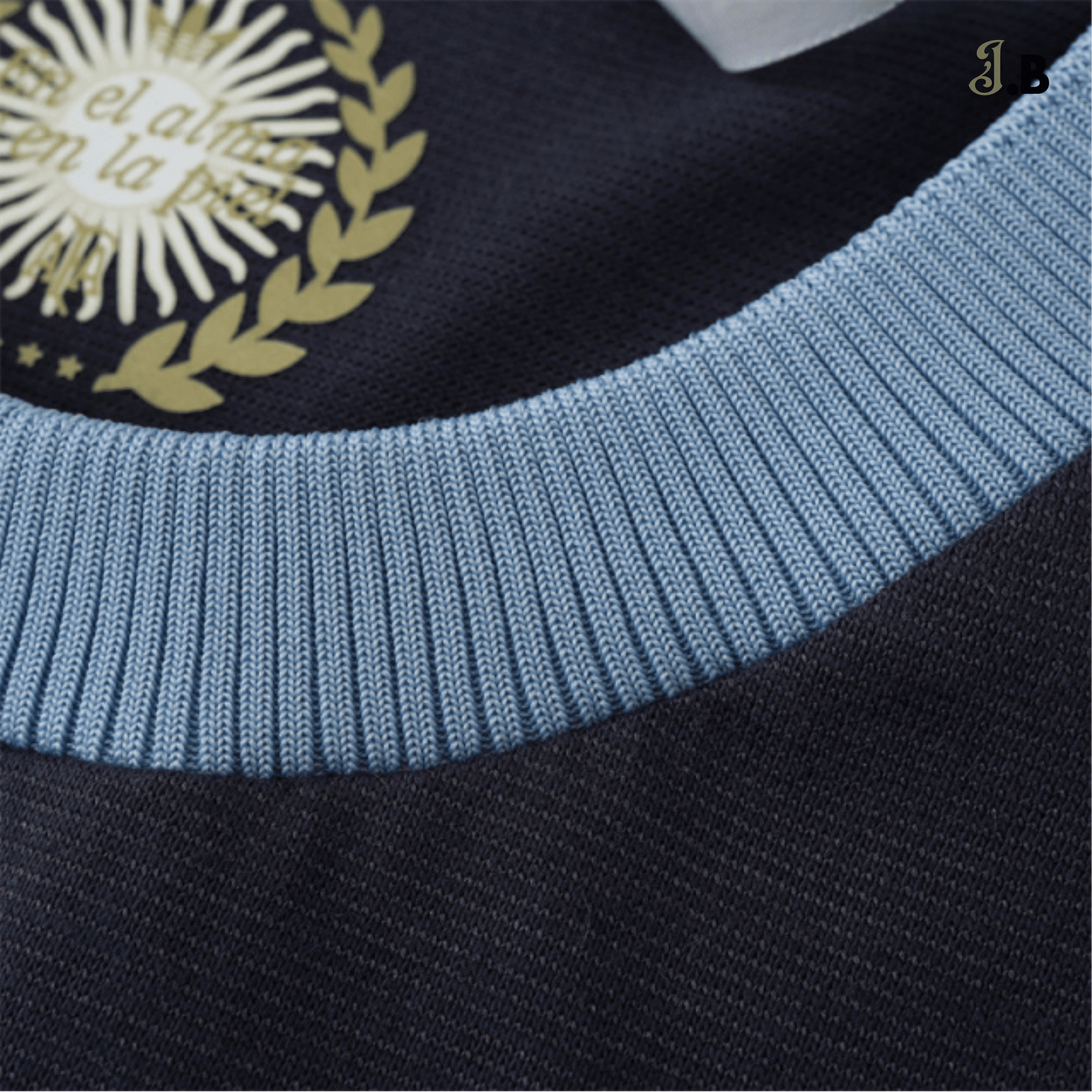 Argentina 24/25 Black/Gray Cotton Jersey - JogaBonito - Jersey