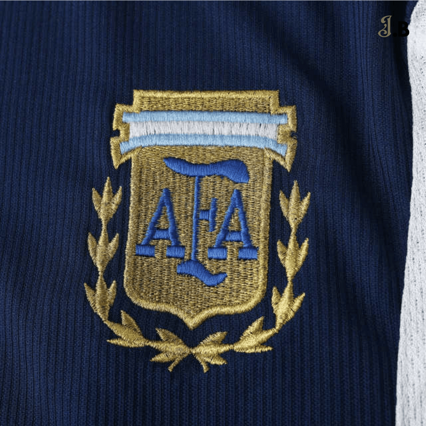 Argentina Vintage 98 Away Navy/White Jersey - JogaBonito - Jersey
