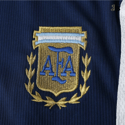 Argentina Vintage 98 Away Navy/White Jersey - JogaBonito - Jersey