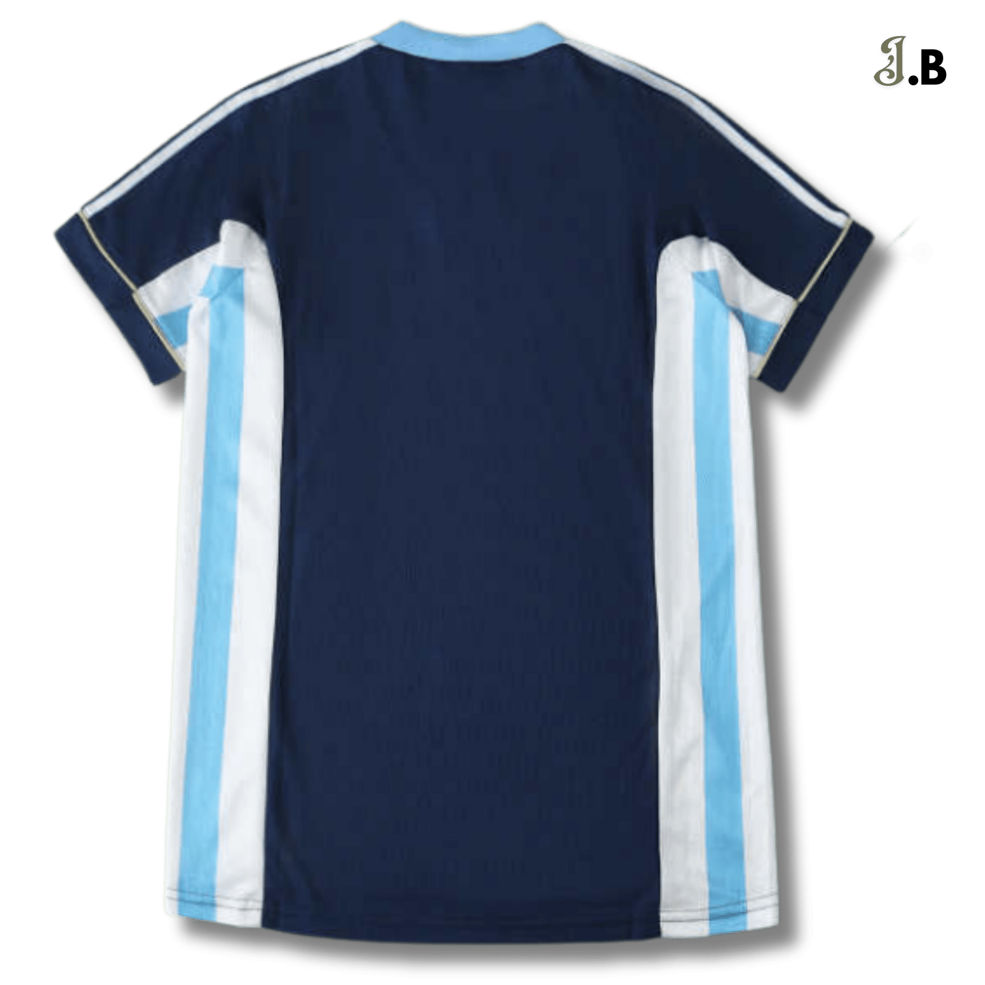 Argentina Vintage 98 Away Navy/White Jersey - JogaBonito - Jersey