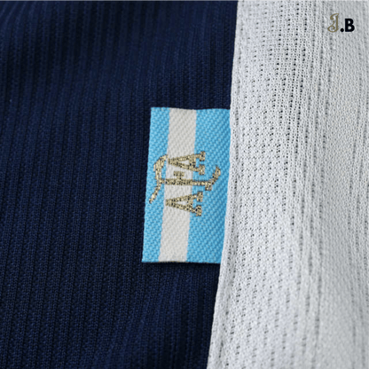 Argentina Vintage 98 Away Navy/White Jersey - JogaBonito - Jersey