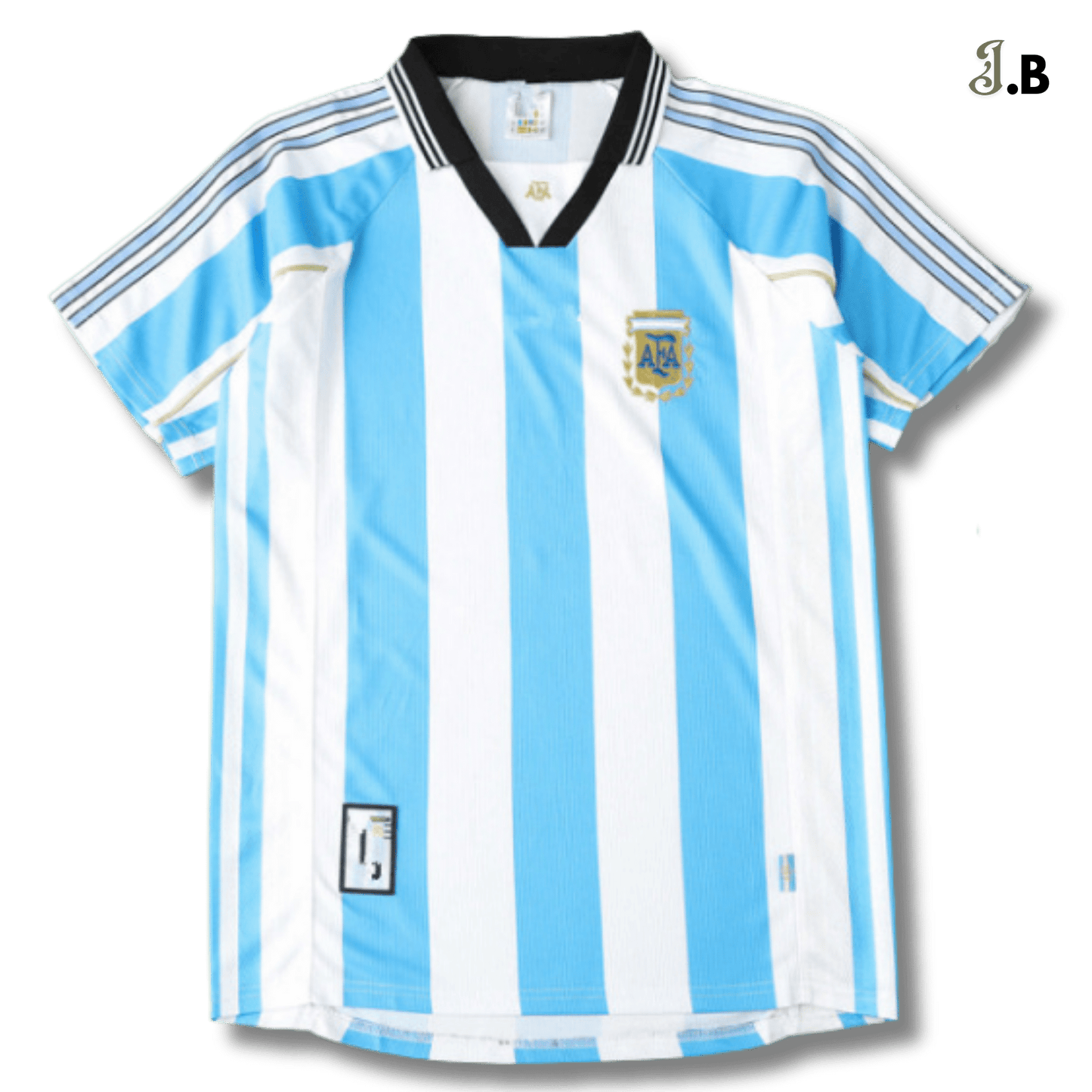 Argentina Vintage 98 Home Light Blue/White Jersey - JogaBonito - Jersey