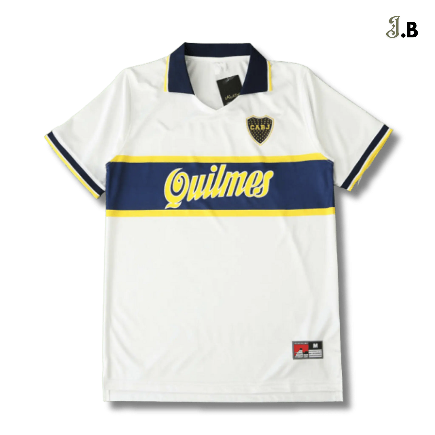 Boca Vintage 1996 White Away Jersey JogaBonito