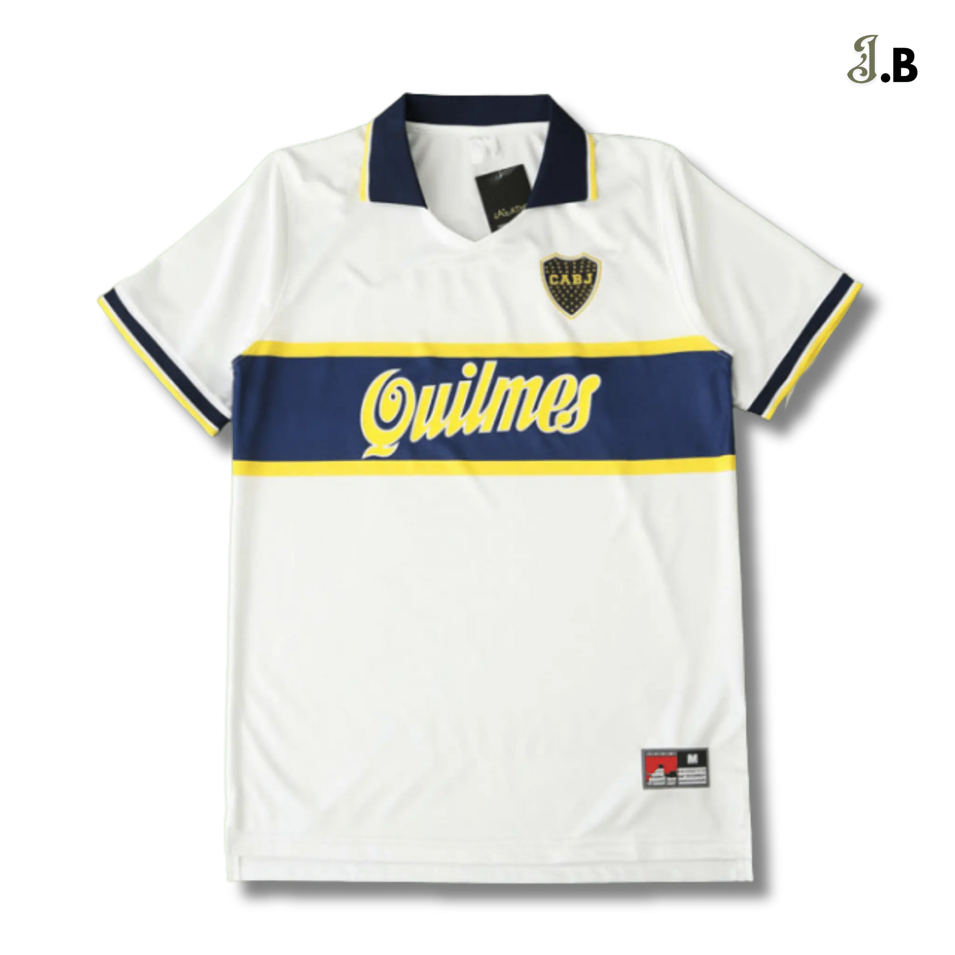 Boca Vintage 1996 White Away Jersey JogaBonito
