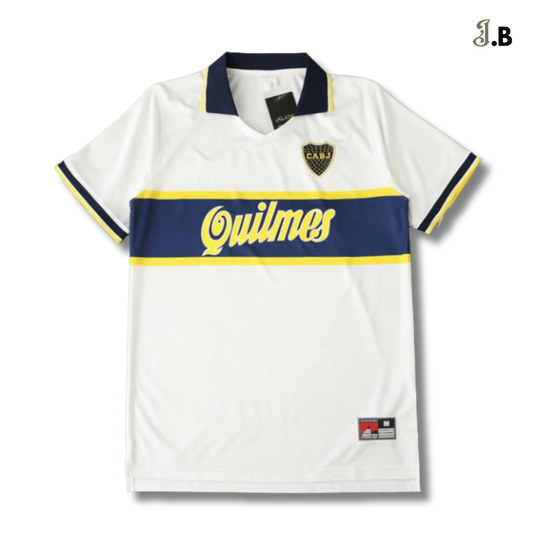 Boca Vintage 1996 White Away Jersey JogaBonito