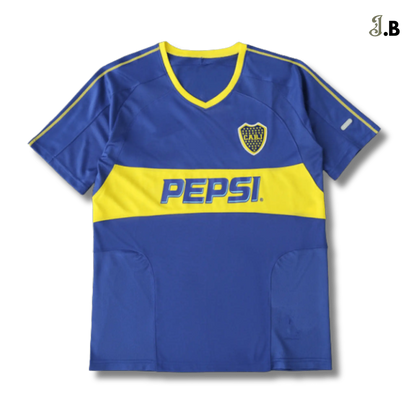Boca Vintage 2003 Blue Home Jersey JogaBonito