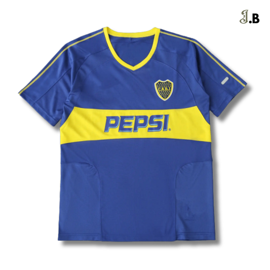 Boca Vintage 2003 Blue Home Jersey JogaBonito