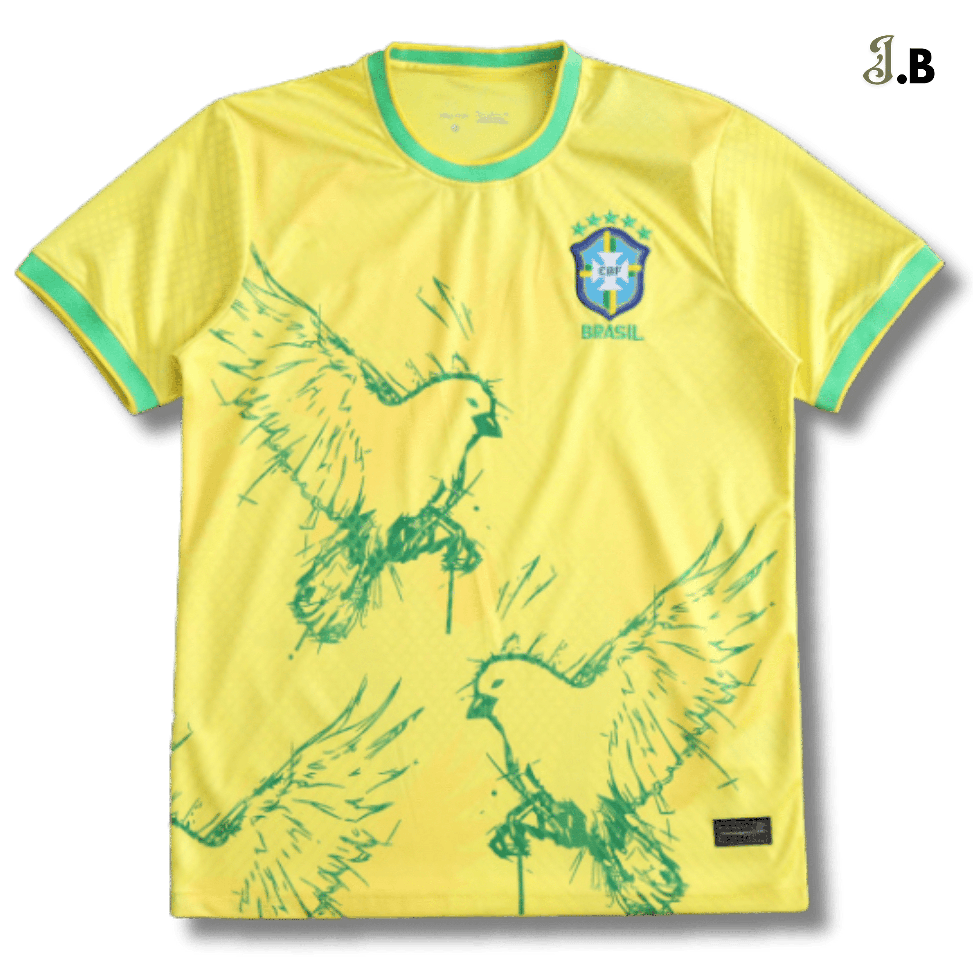 Brazil 2024 Fan Version Special Edition Yellow Jersey - JogaBonito - Jersey