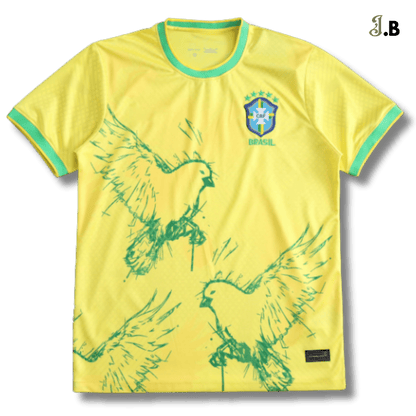Brazil 2024 Fan Version Special Edition Yellow Jersey - JogaBonito - Jersey