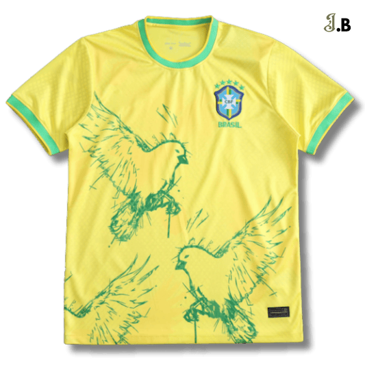 Brazil 2024 Fan Version Special Edition Yellow Jersey - JogaBonito - Jersey