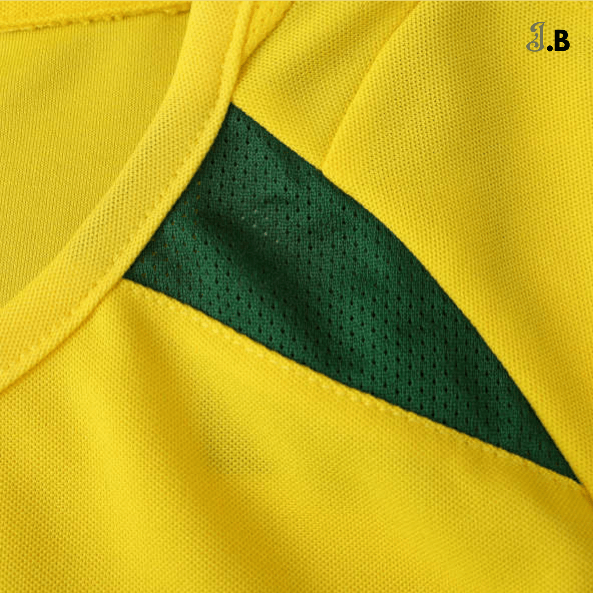 Brazil Vintage 02 Home Fan Version Yellow Jersey - JogaBonito - Jersey