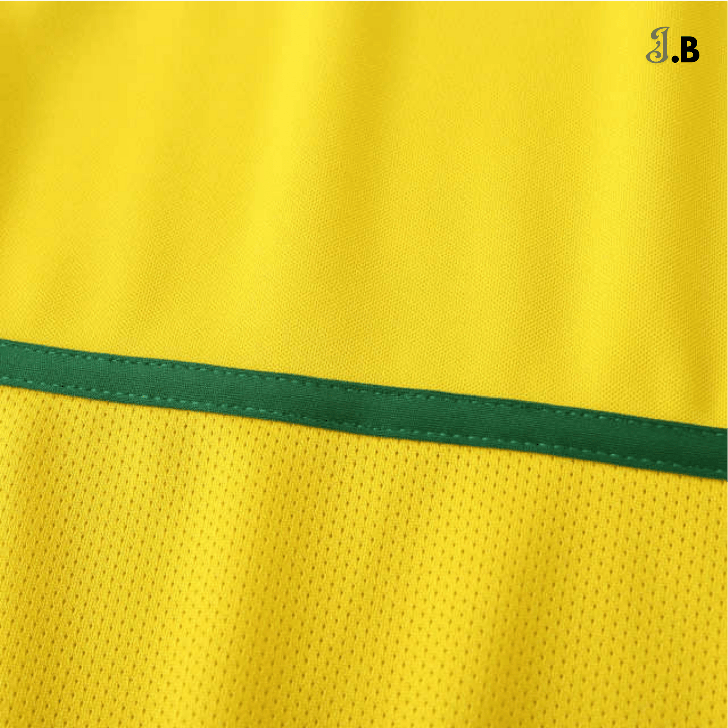 Brazil Vintage 02 Home Fan Version Yellow Jersey - JogaBonito - Jersey
