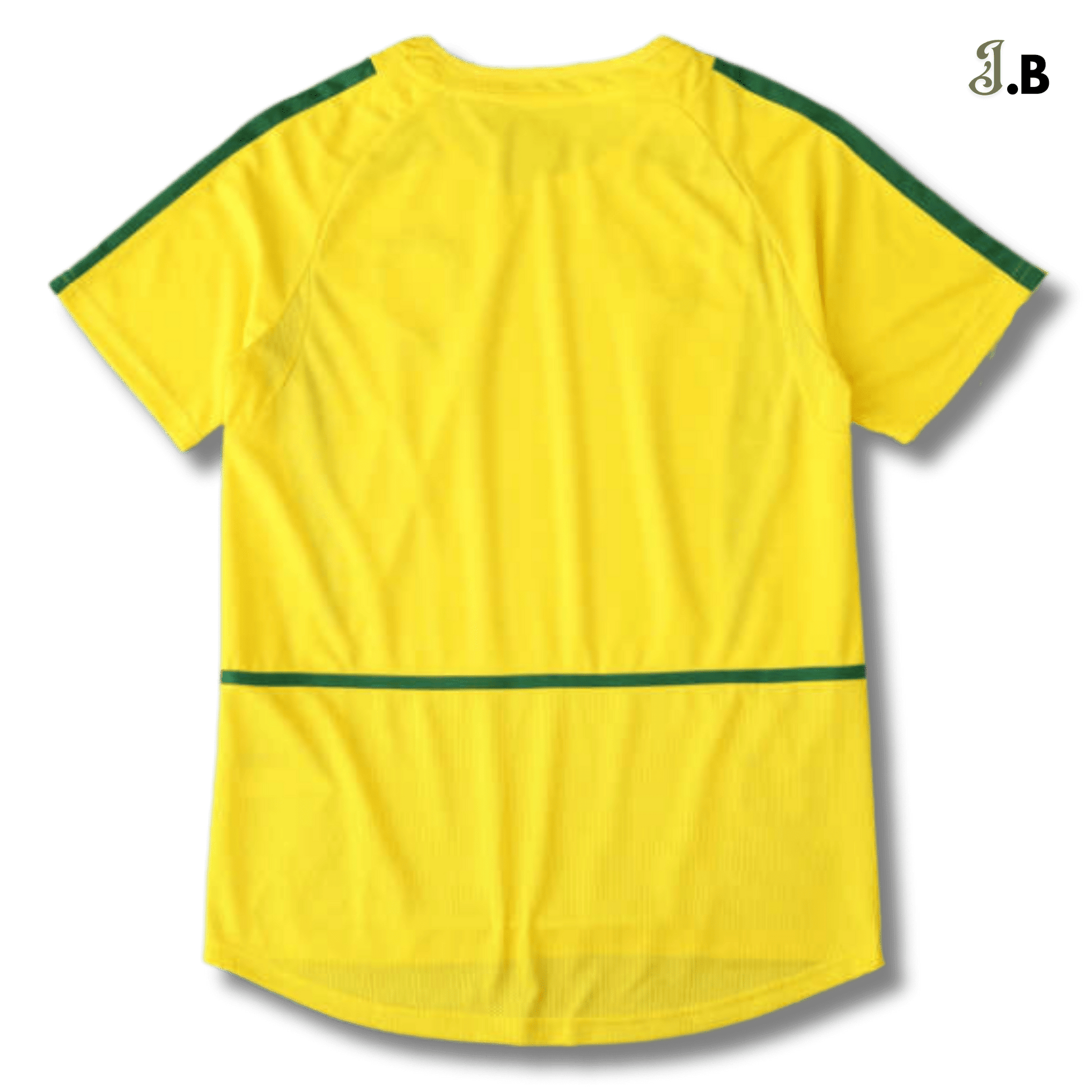 Brazil Vintage 02 Home Fan Version Yellow Jersey - JogaBonito - Jersey
