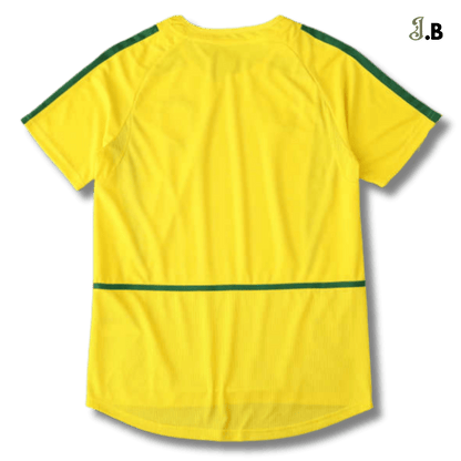 Brazil Vintage 02 Home Fan Version Yellow Jersey - JogaBonito - Jersey
