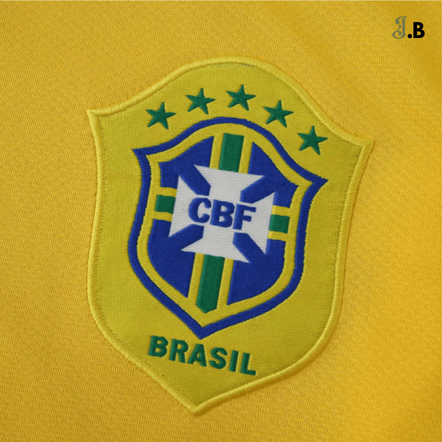 Brazil Vintage 06 Home Fan Version Yellow Long Sleeve Jersey - JogaBonito - Jersey