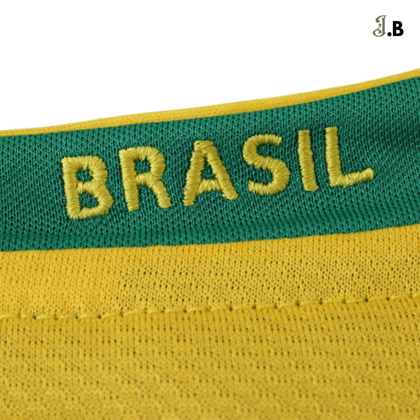 Brazil Vintage 06 Home Fan Version Yellow Long Sleeve Jersey - JogaBonito - Jersey