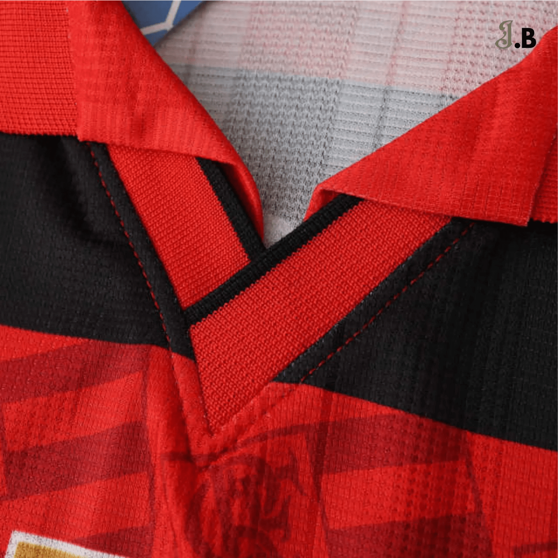 CR Flamengo Vintage 94 Striped Home Jersey - JogaBonito - Jersey