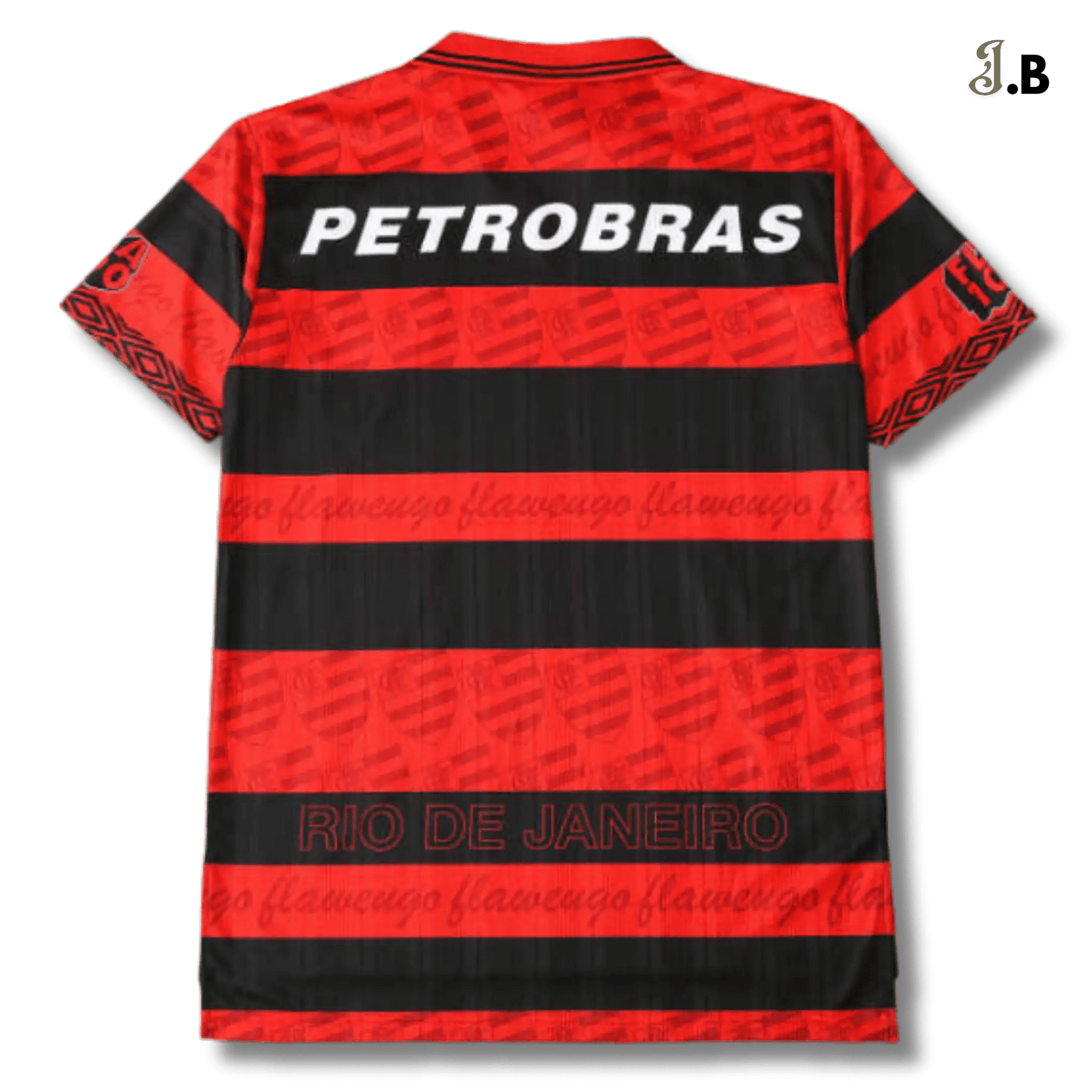 CR Flamengo Vintage 94 Striped Home Jersey - JogaBonito - Jersey