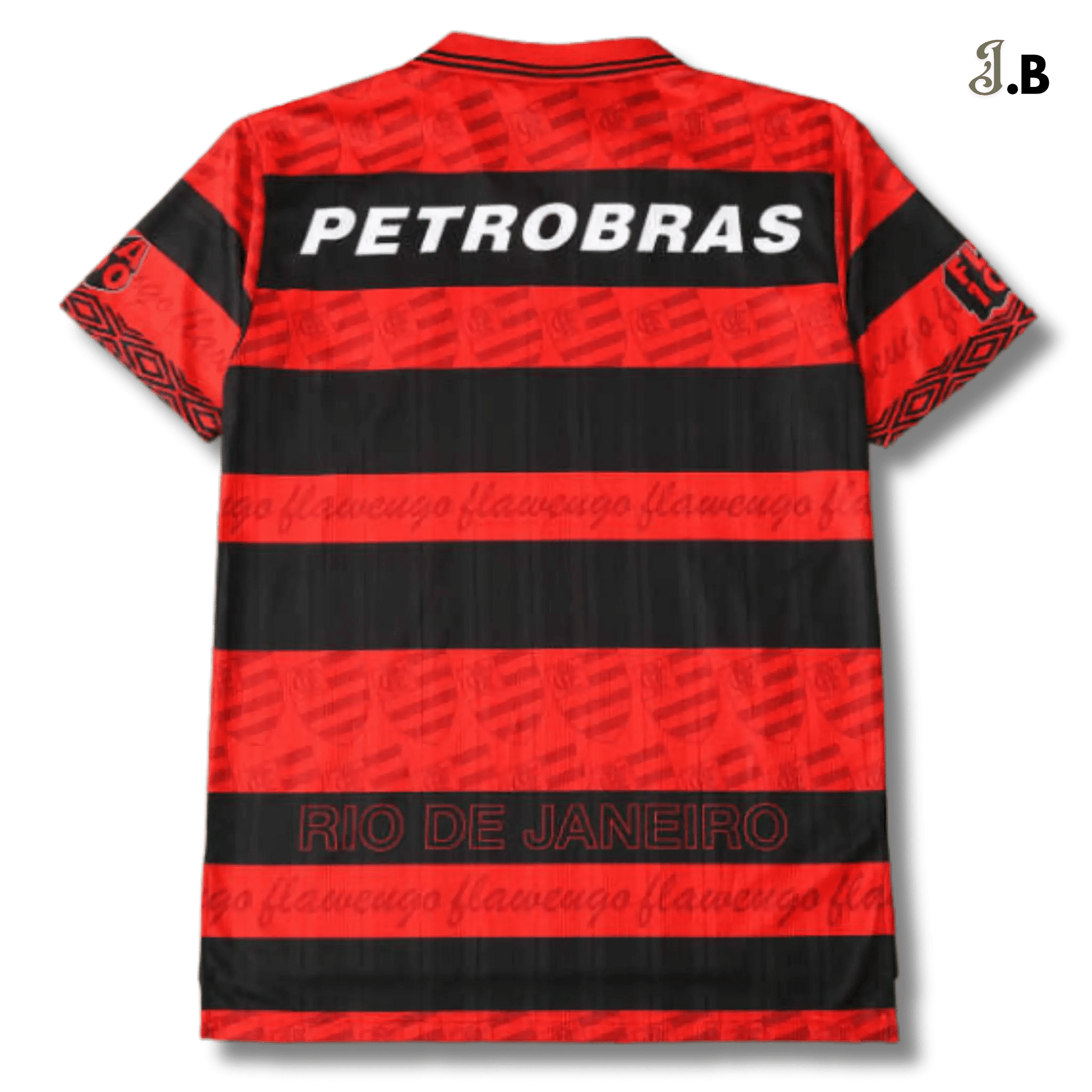 CR Flamengo Vintage 94 Striped Home Jersey - JogaBonito - Jersey
