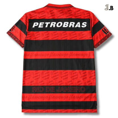 CR Flamengo Vintage 94 Striped Home Jersey - JogaBonito - Jersey