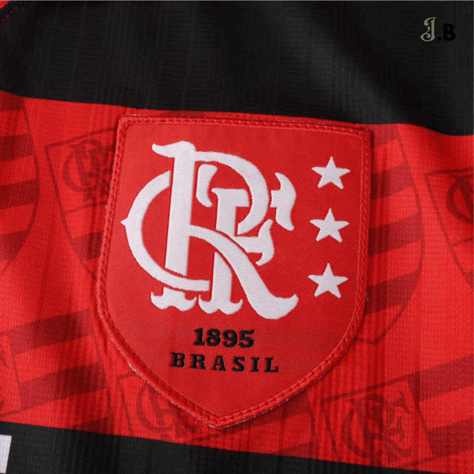 CR Flamengo Vintage 94 Striped Home Jersey - JogaBonito - Jersey