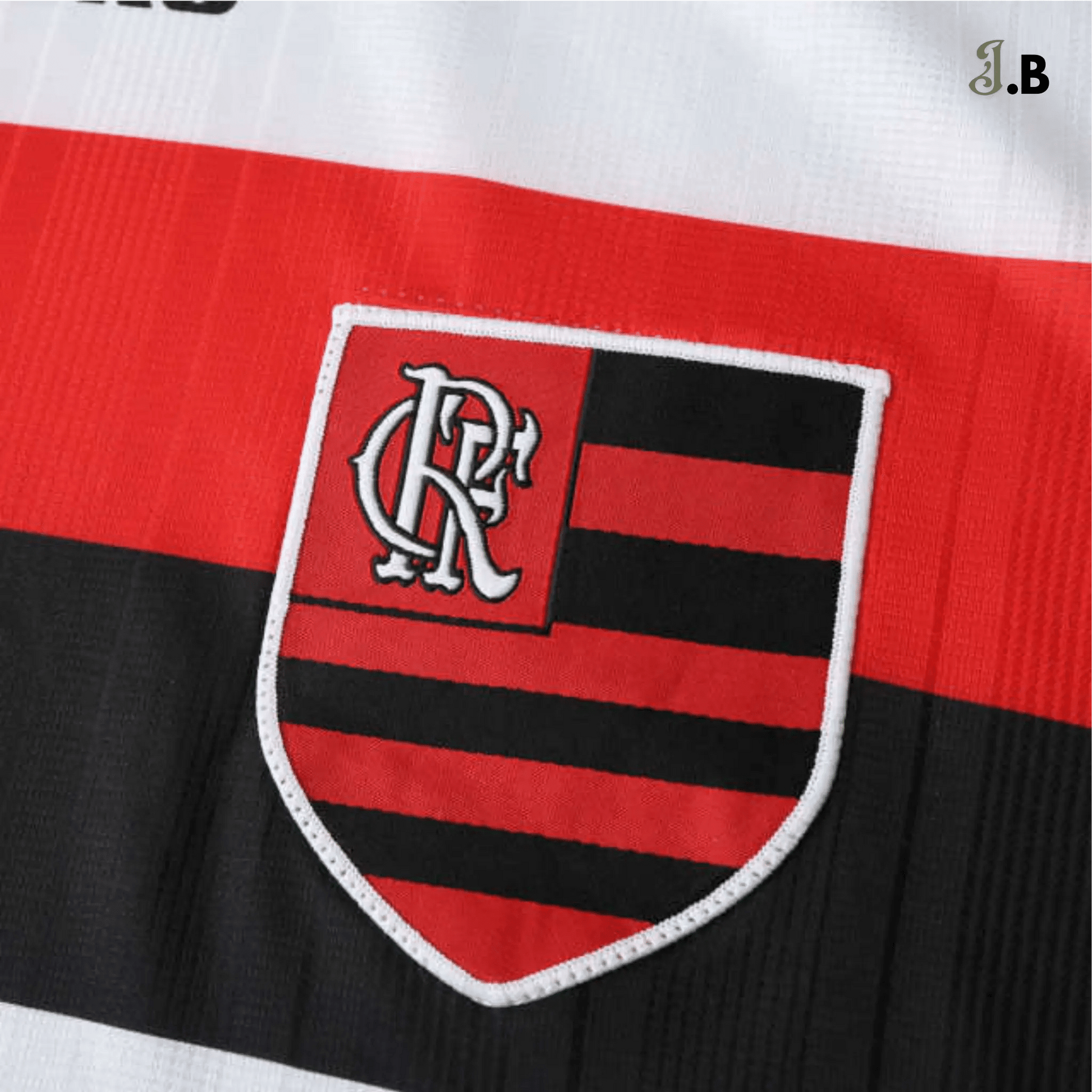 CR Flamengo Vintage 94 White Away Jersey - JogaBonito - Jersey