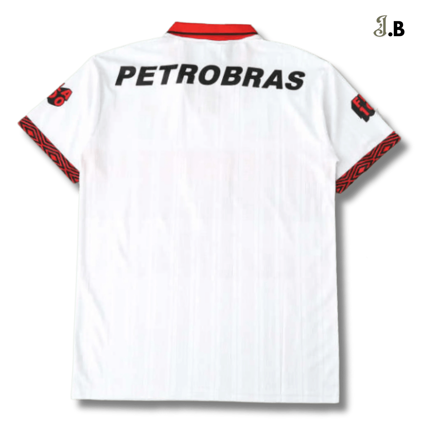 CR Flamengo Vintage 94 White Away Jersey - JogaBonito - Jersey