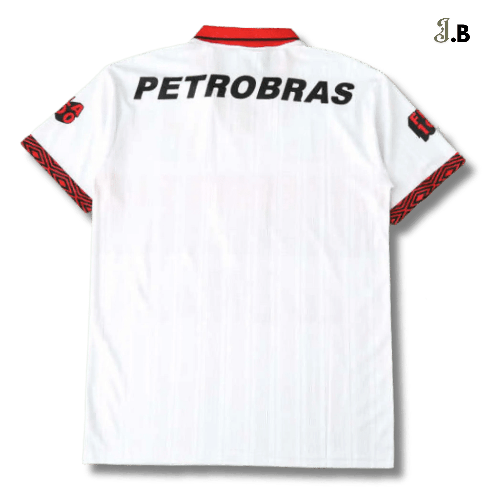 CR Flamengo Vintage 94 White Away Jersey - JogaBonito - Jersey