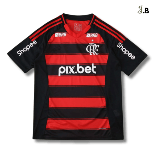 CR Flamengo Vintage Black Home Player Jersey - JogaBonito - Jersey