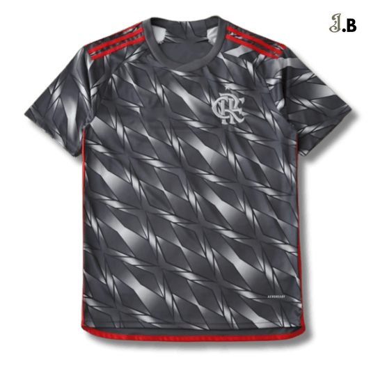 CR Flamengo Vintage Grey Training Shirt - JogaBonito - Jersey